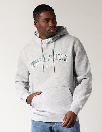 Men’s Big Arch 2-Tone Hoodie - Grey Marle | Russell Athletic