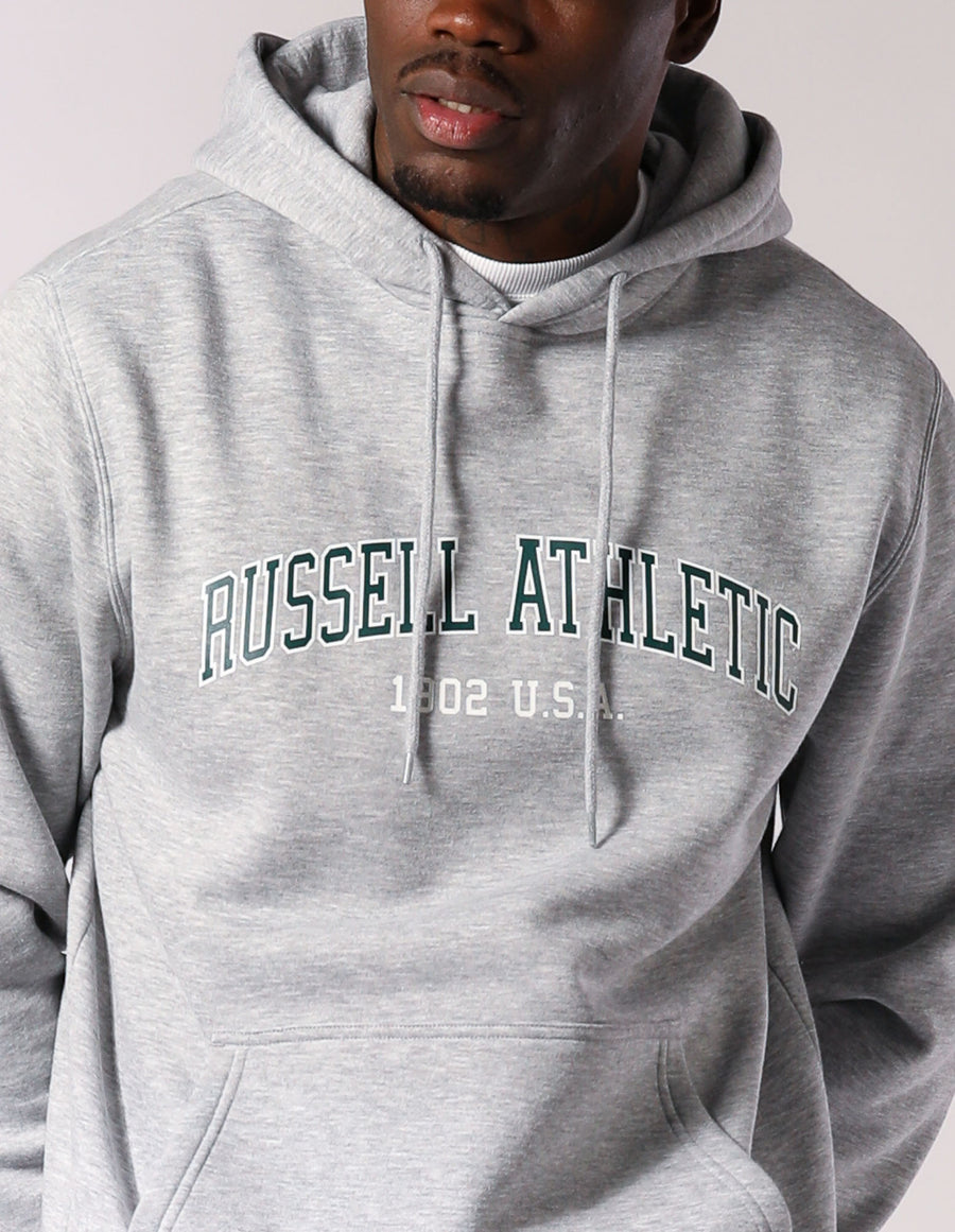 Russell Athletic Australia Men’s Big Arch 2-Tone Hoodie - Grey Marle | Russell Athletic True Since 1902