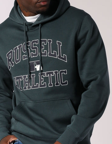 Russell Athletic Australia Men’s Arch Logo Hoodie – Bottlebrush Green | Russell Athletic True Since 1902