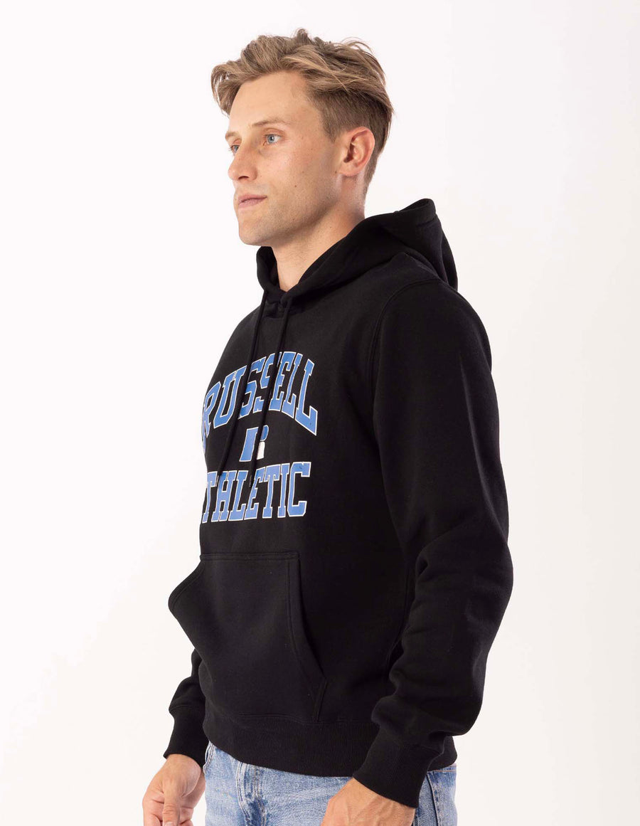 Russell Athletic Australia Men's Eagle Arch 2 Tone Hoodie - Black True Since 1902
