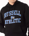 Russell Athletic Australia Men's Eagle Arch 2 Tone Hoodie - Black True Since 1902
