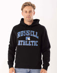 Russell Athletic Australia Men's Eagle Arch 2 Tone Hoodie - Black True Since 1902