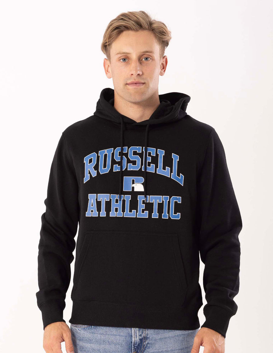 Russell Athletic Australia Men's Eagle Arch 2 Tone Hoodie - Black True Since 1902