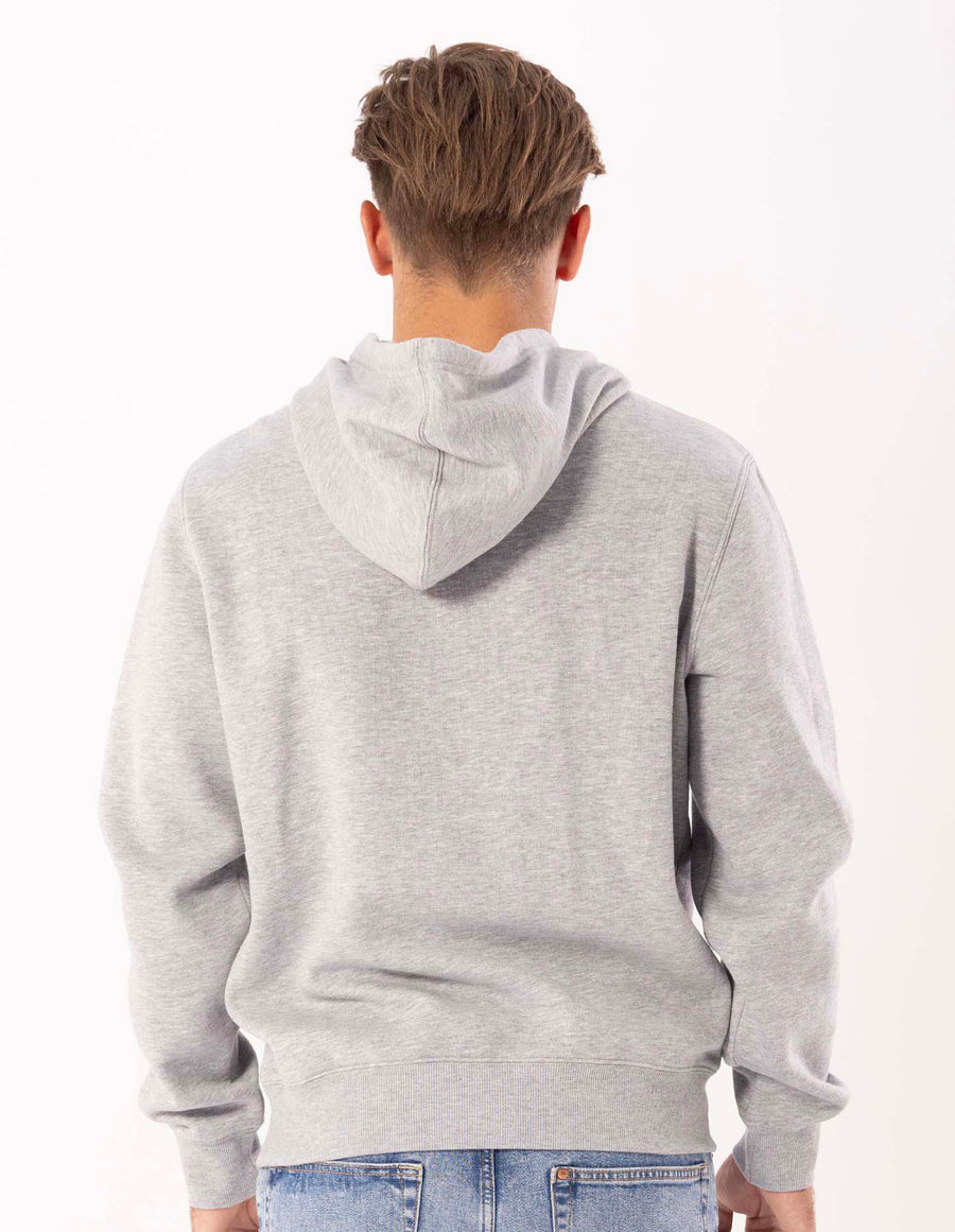 Russell Athletic Australia Men's Eagle Arch 2 Tone Hoodie - Grey Marle True Since 1902