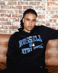 Russell Athletic Australia Men's Eagle Arch 2 Tone Hoodie - Black True Since 1902