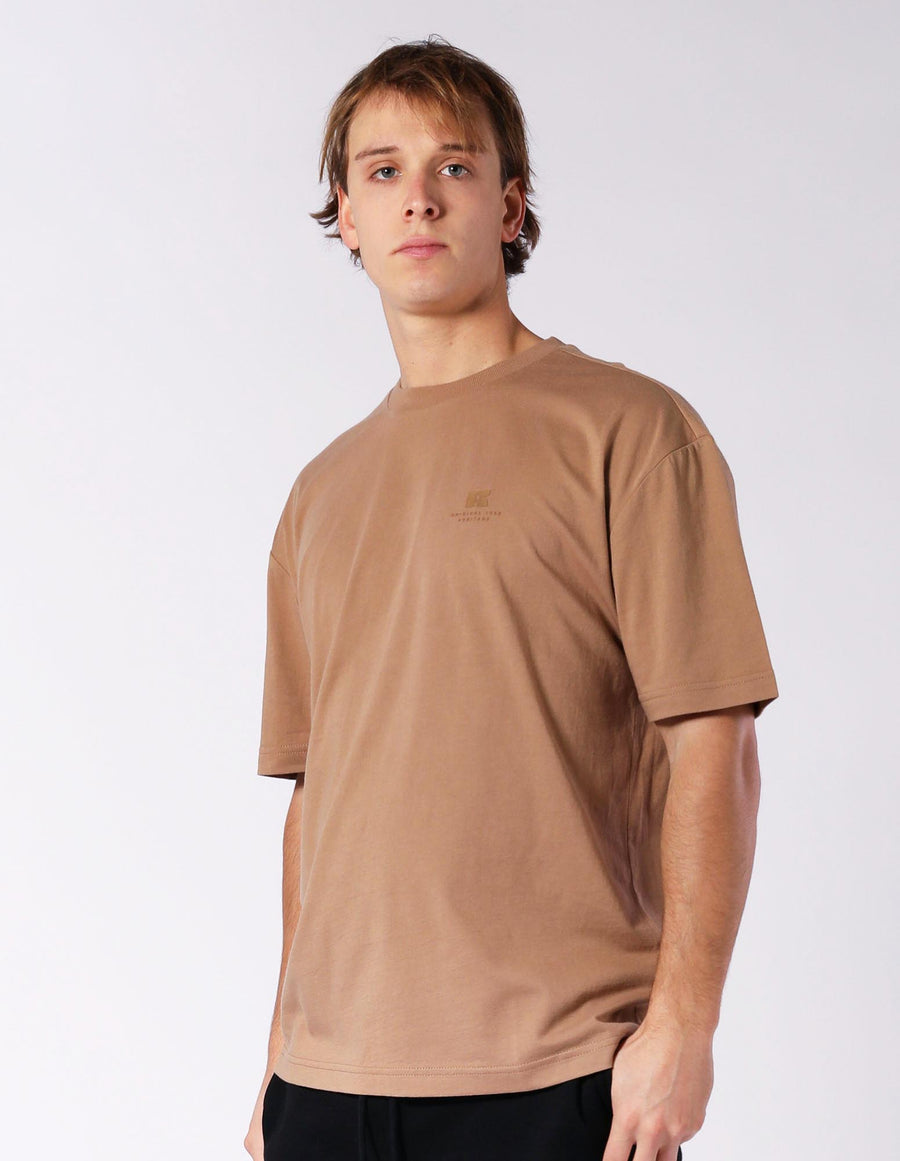 Men's Brooklyn Oversize Tee - Caramel