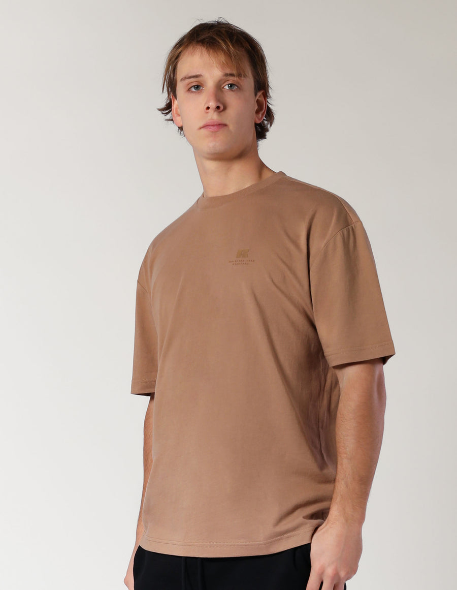 Men's Brooklyn Oversize Tee - Caramel