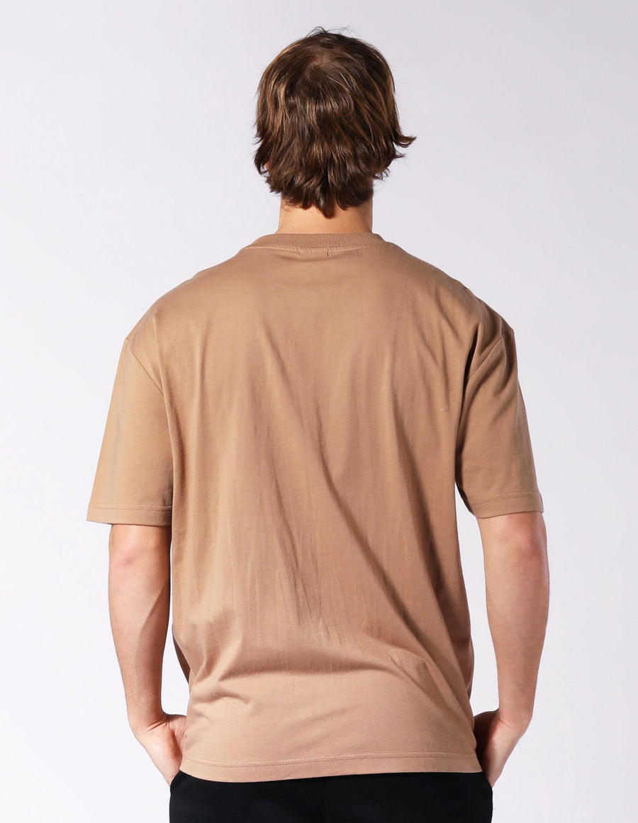 Men's Brooklyn Oversize Tee - Caramel
