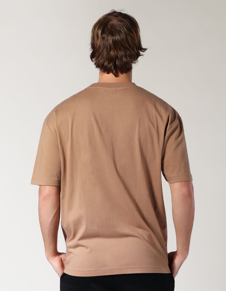 Men's Brooklyn Oversize Tee - Caramel