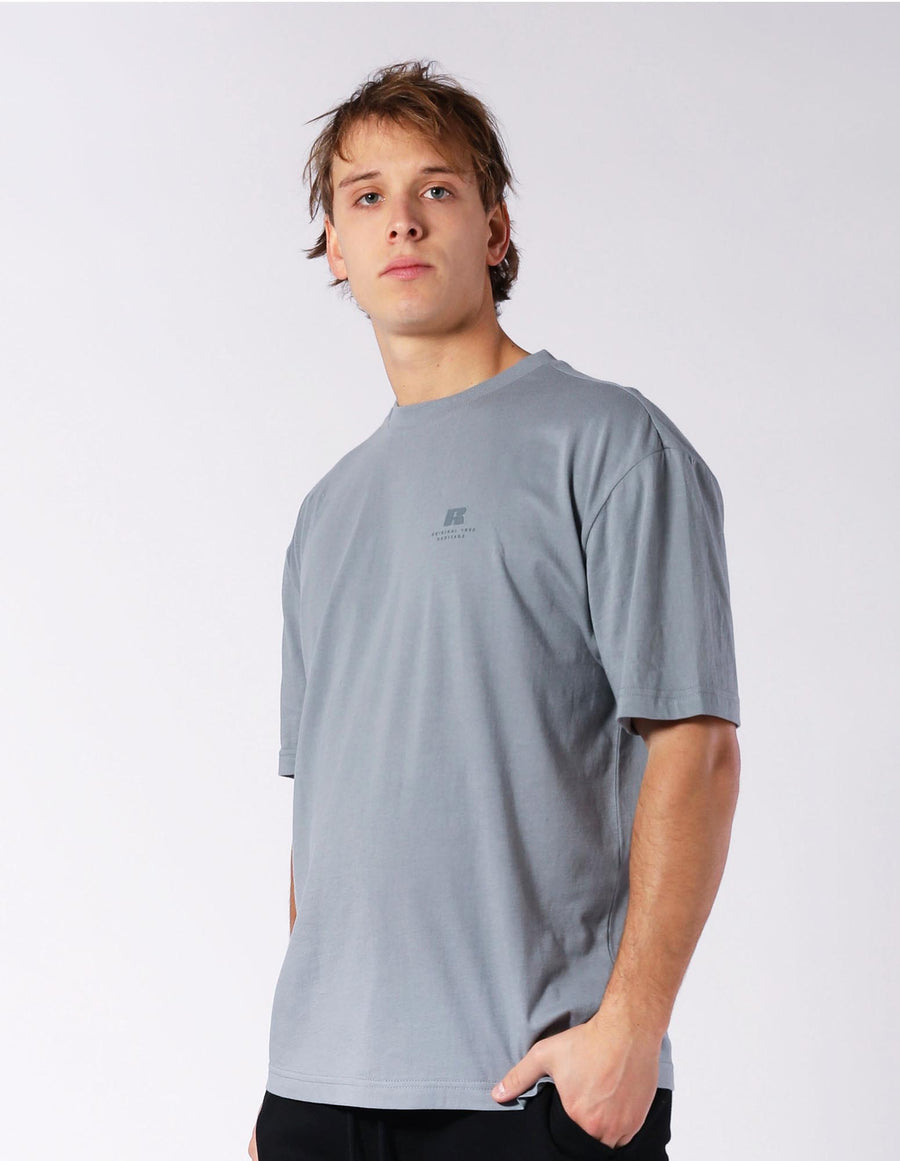 Men's Brooklyn Oversize Ash Grey Tee