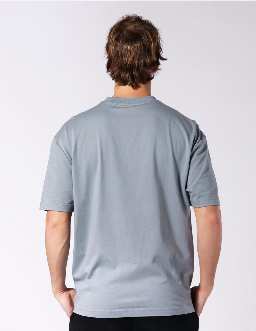 Men's Brooklyn Oversize Ash Grey Tee