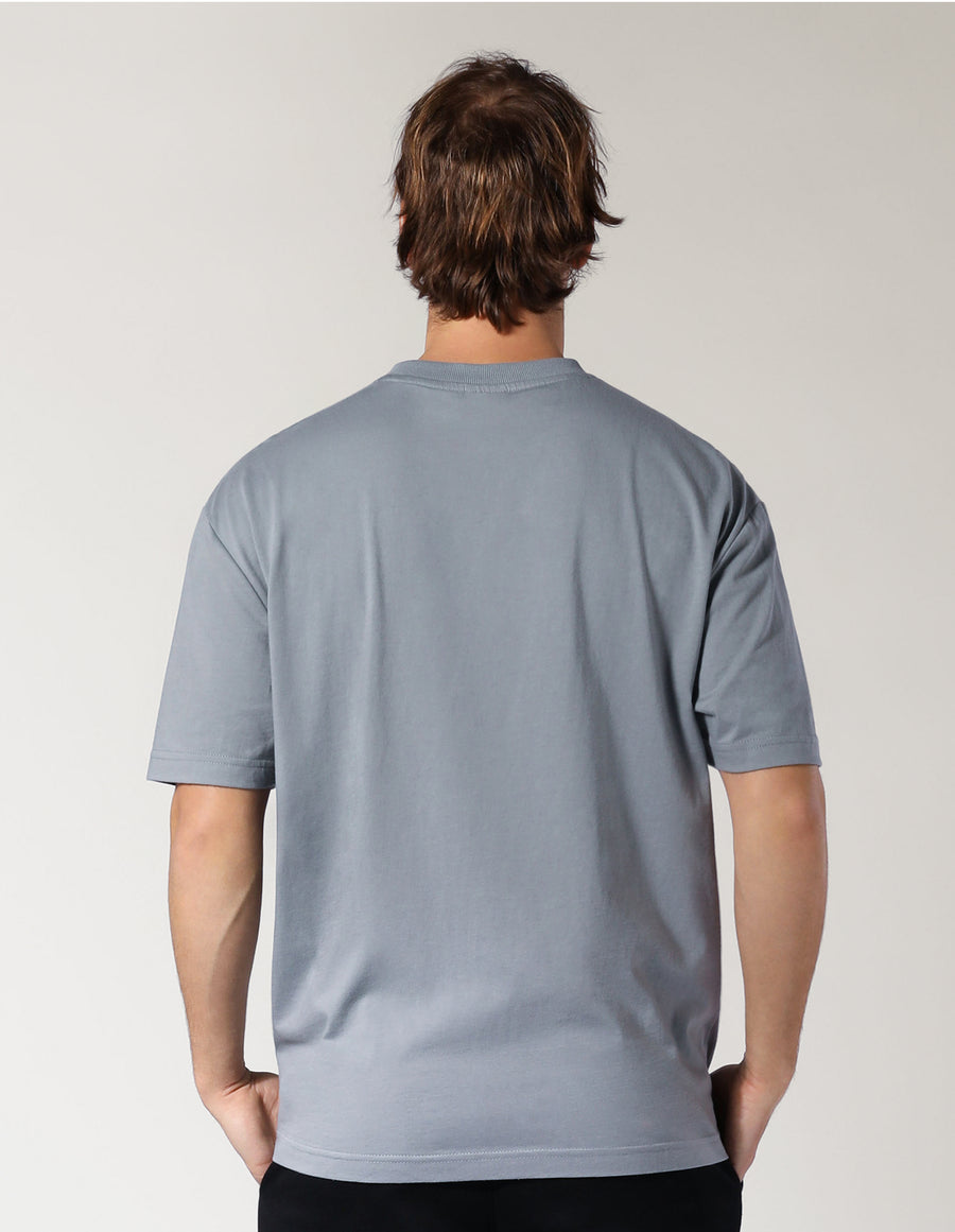 Men's Brooklyn Oversize Ash Grey Tee