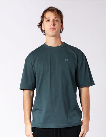 Russell Athletic Australia Men's Brooklyn Oversize Tee - Hydro Green True Since 1902