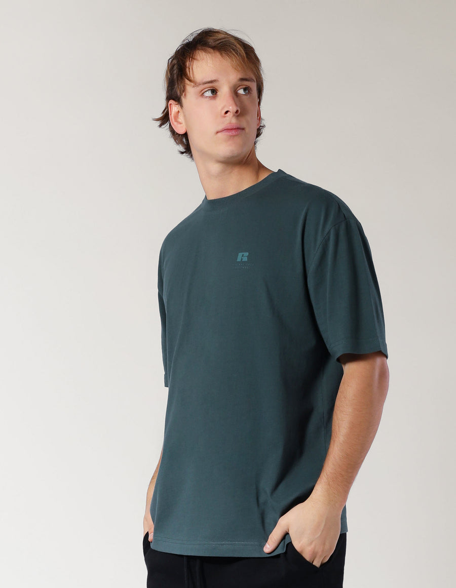Men's Brooklyn Oversize Tee - Hydro Green