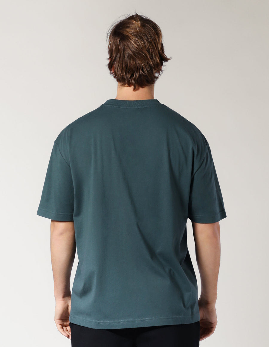 Men's Brooklyn Oversize Tee - Hydro Green