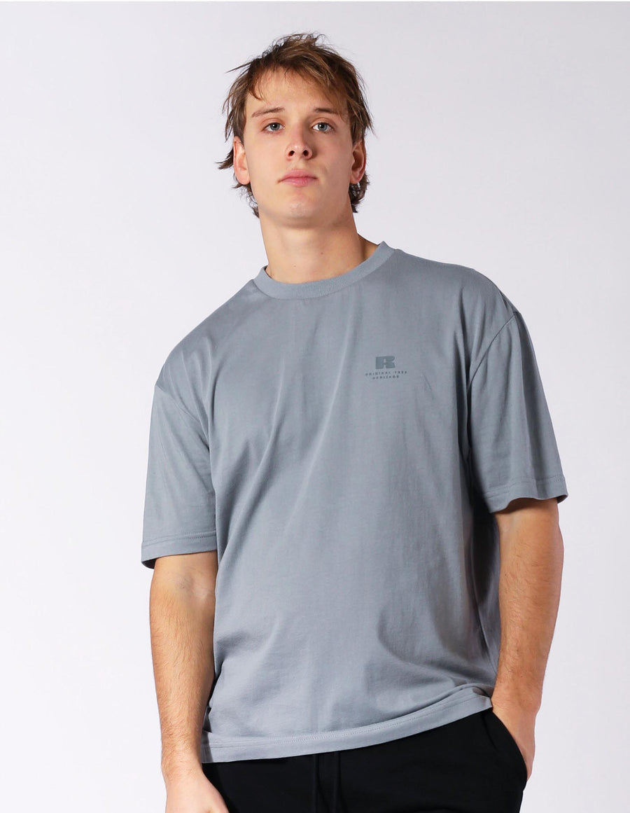 Men's Brooklyn Oversize Ash Grey Tee