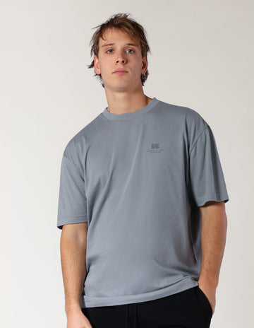 Men's Brooklyn Oversize Ash Grey Tee