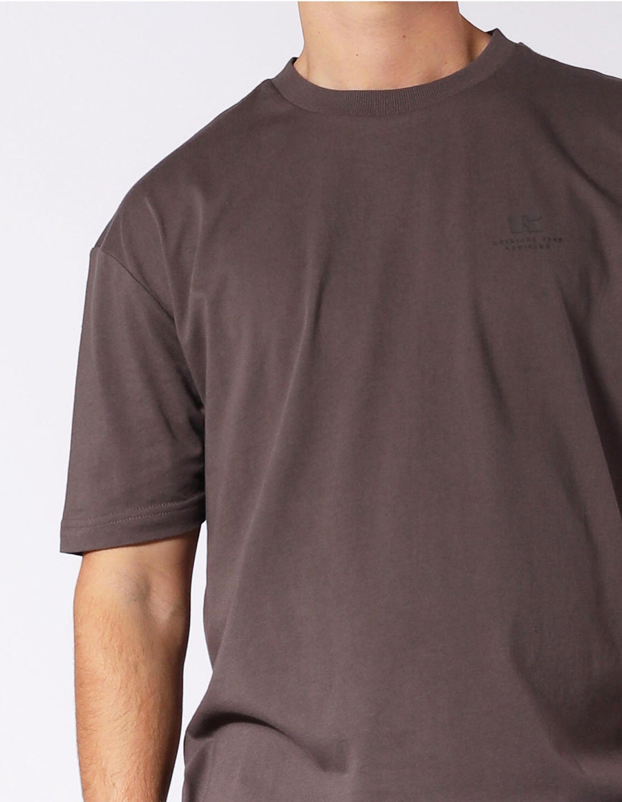 Men's Brooklyn Oversize Tee - Peat Brown