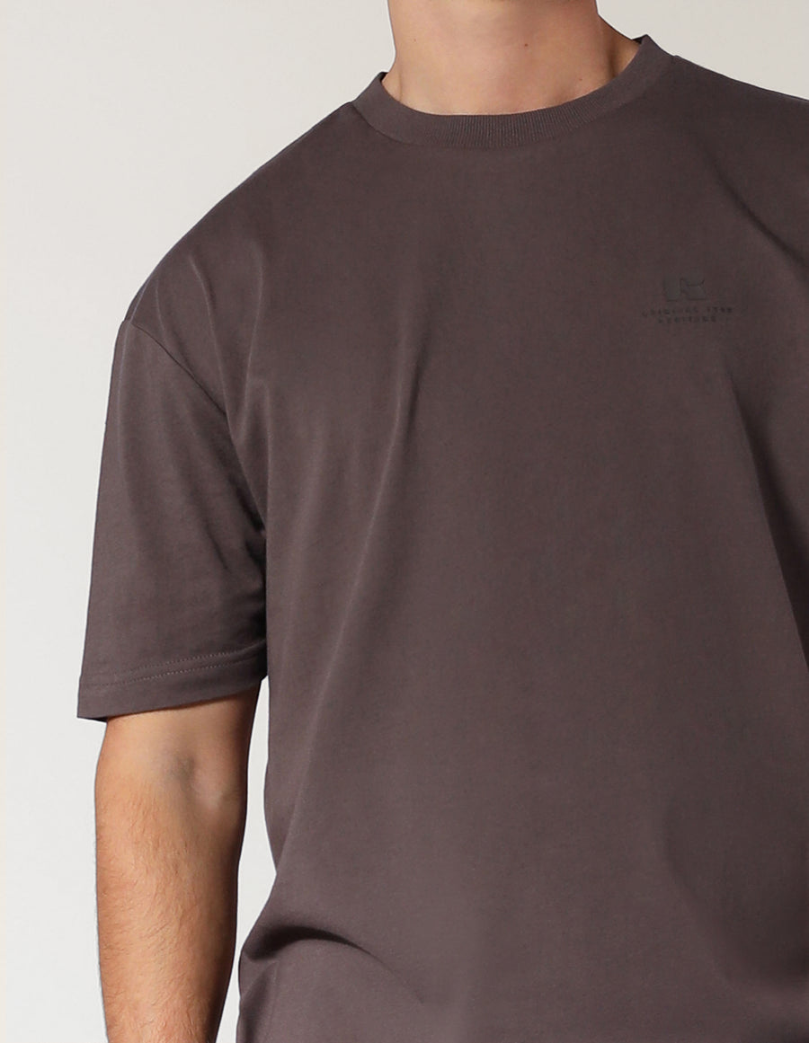 Men's Brooklyn Oversize Tee - Peat Brown