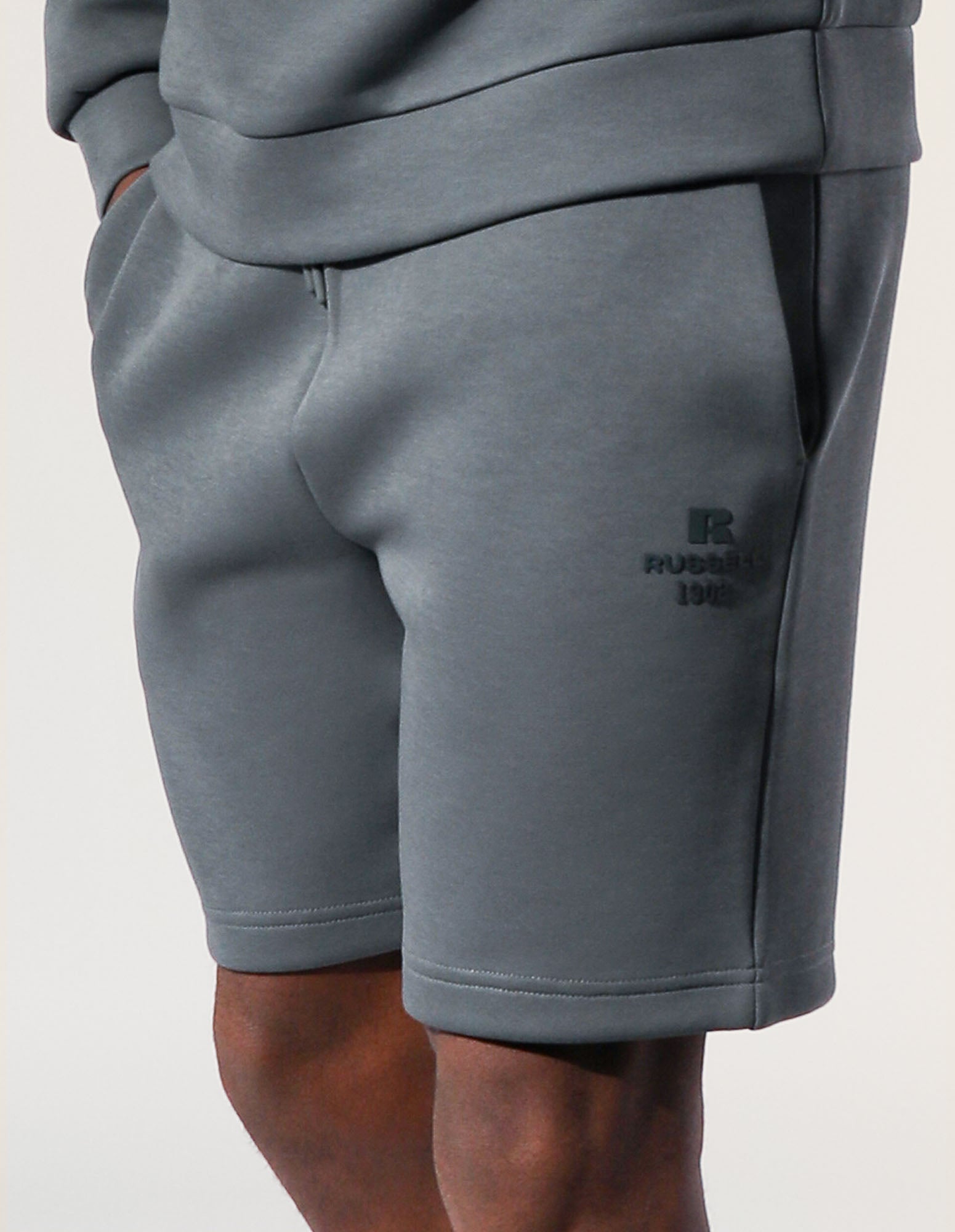 R Tech Leisure Mens Track Shorts - Spruce