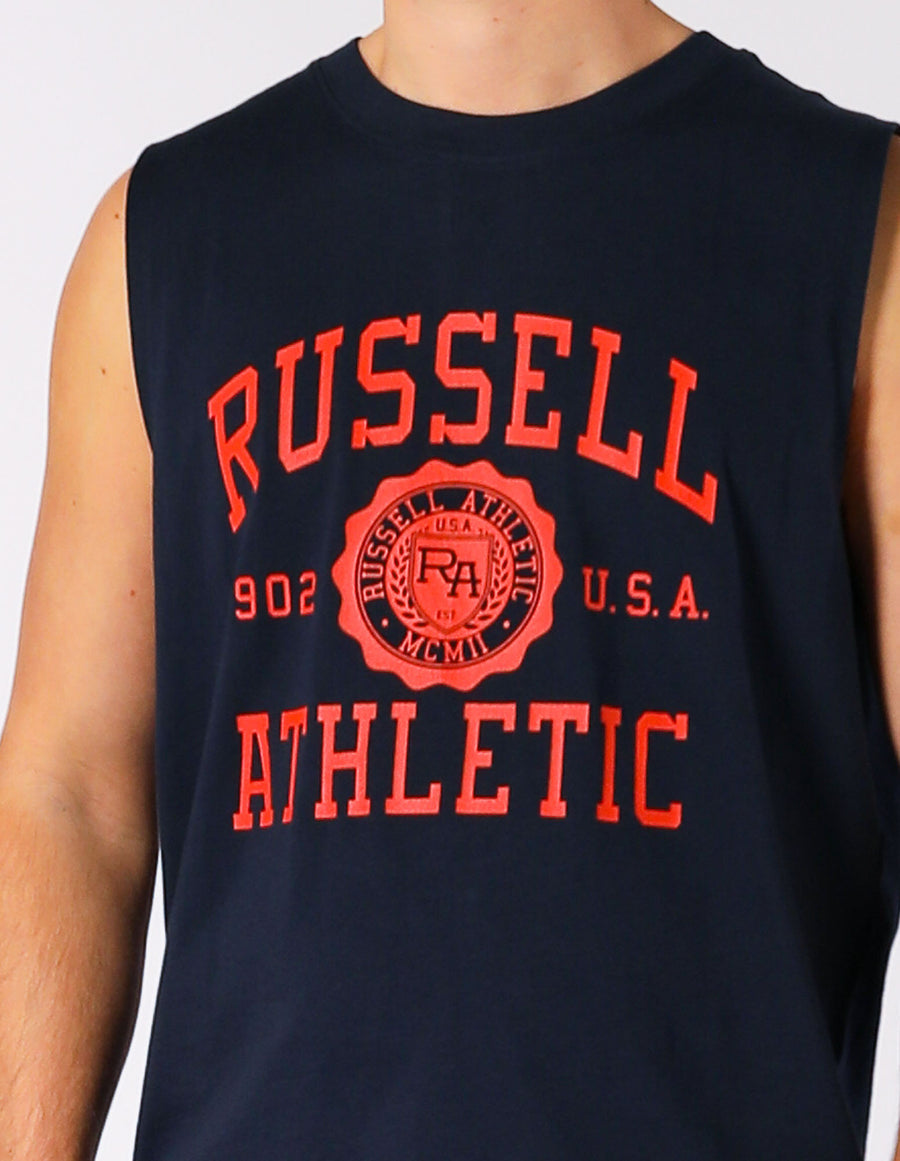 Arched Muscle Men's Tee - Michigan Navy