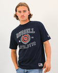 Wreath Oversize Men's Tee - Michigan Navy