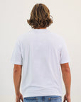 Men's 02 Outline Oversize Tee - White