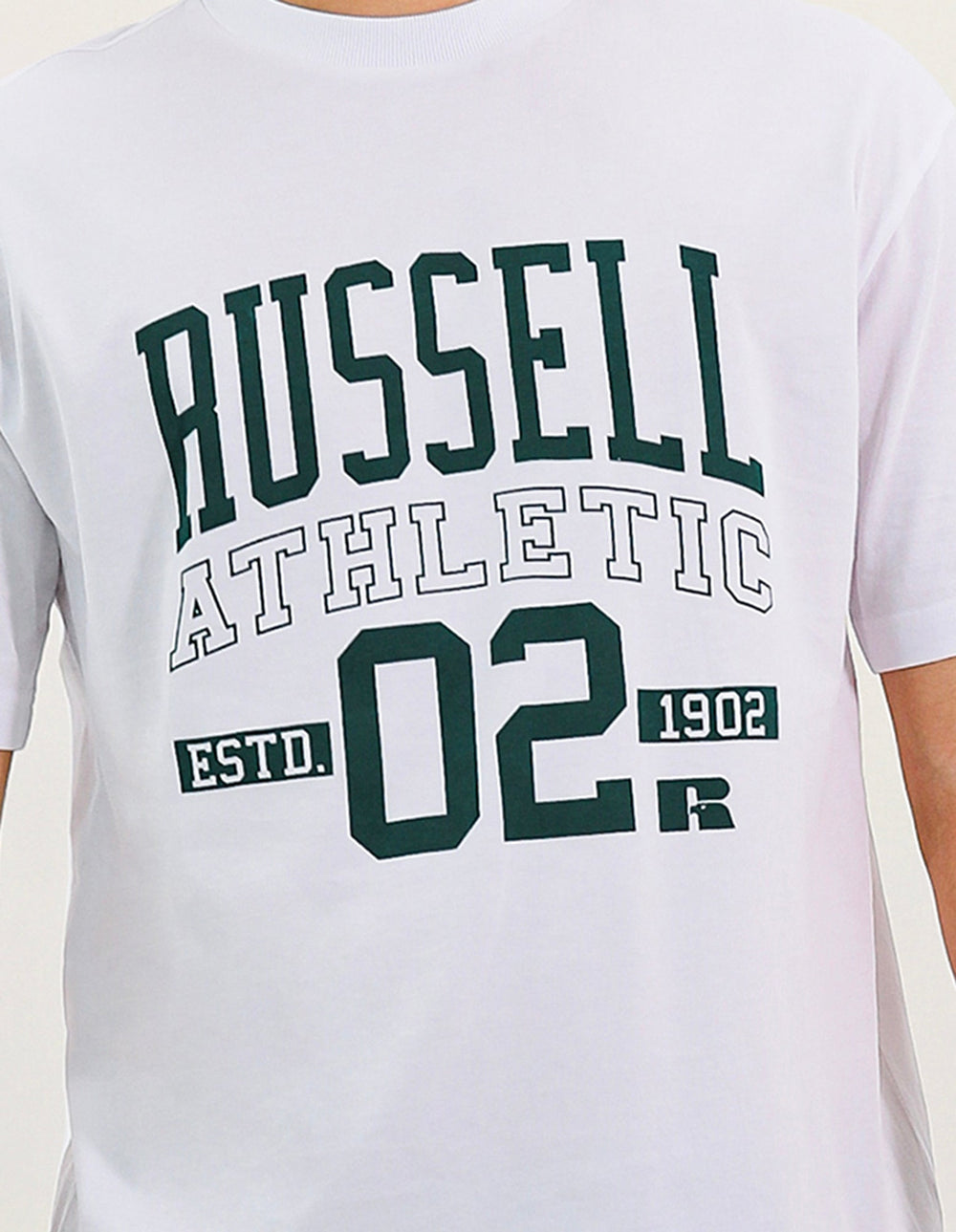 Men's 02 Outline Oversize Tee - White