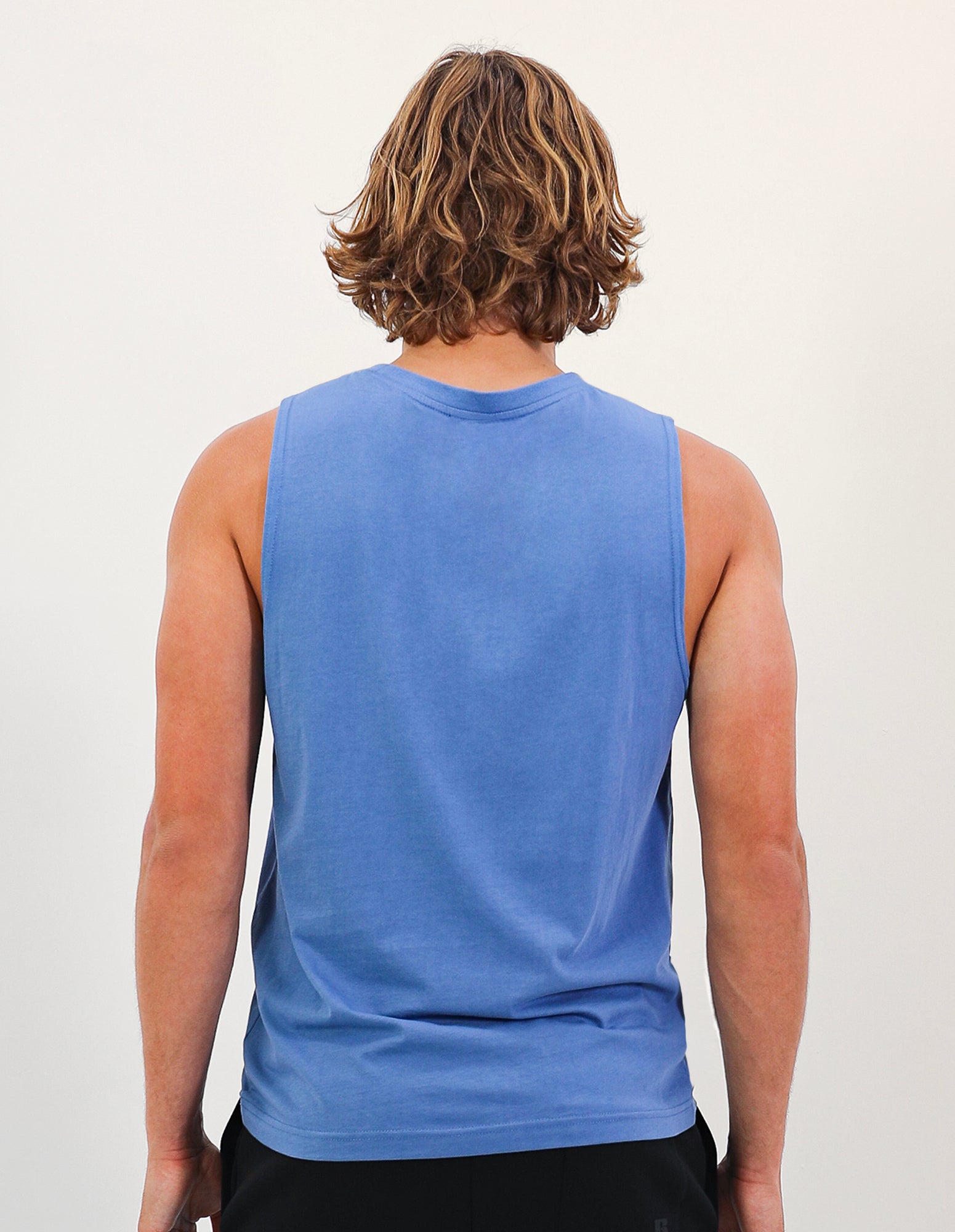 R Tech Leisure Men's Tank Top - Blue Mirage