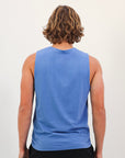 R Tech Leisure Men's Tank Top - Blue Mirage