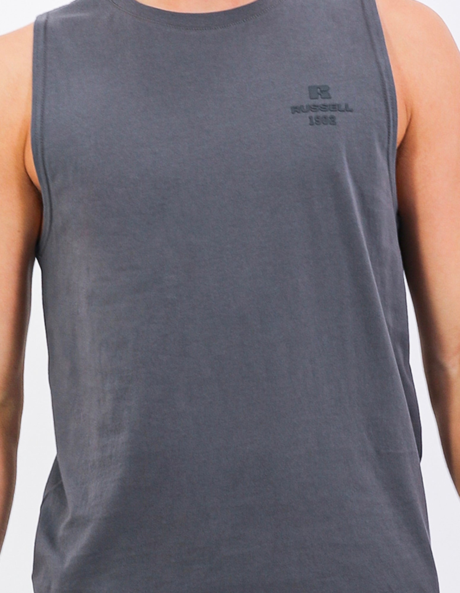 R Tech Leisure Men's Tank Top - Iron