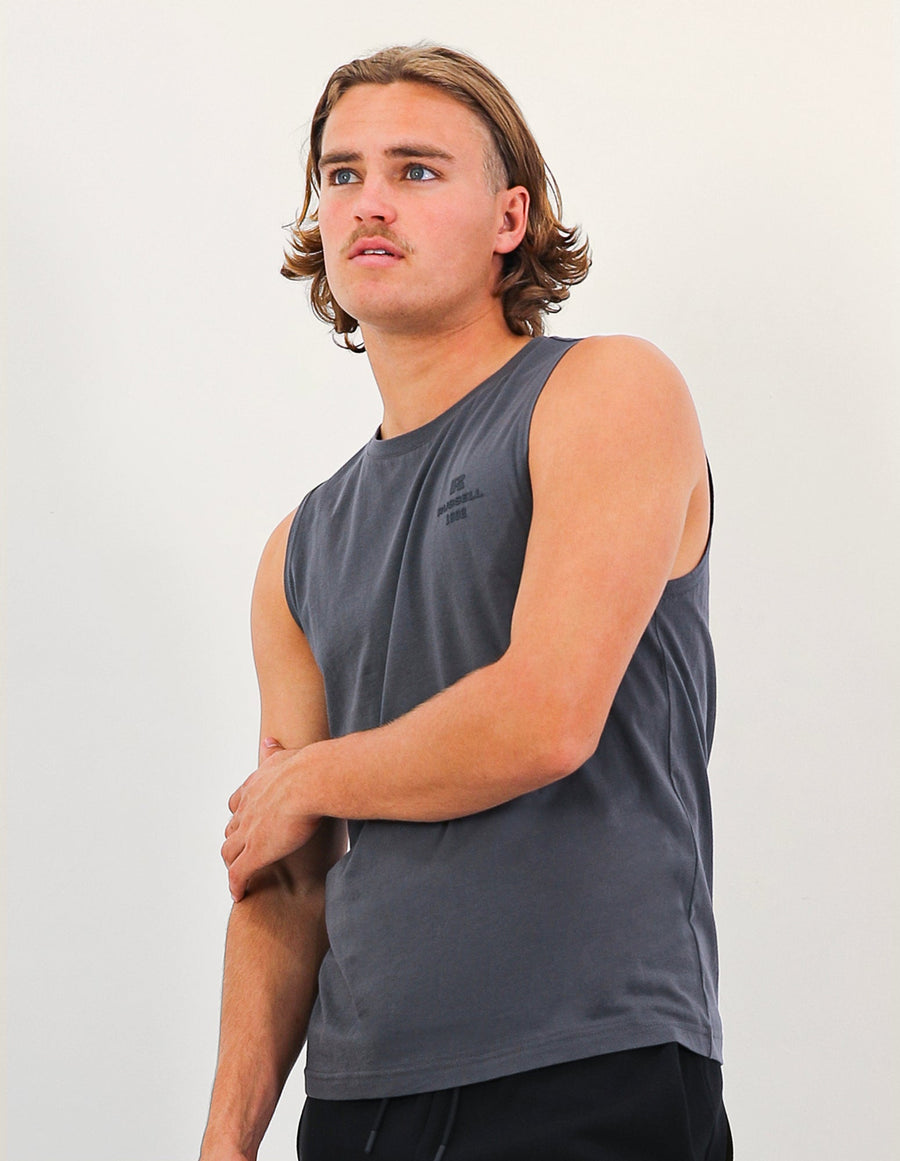 R Tech Leisure Men's Tank Top - Iron