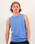 R Tech Leisure Men's Tank Top - Blue Mirage