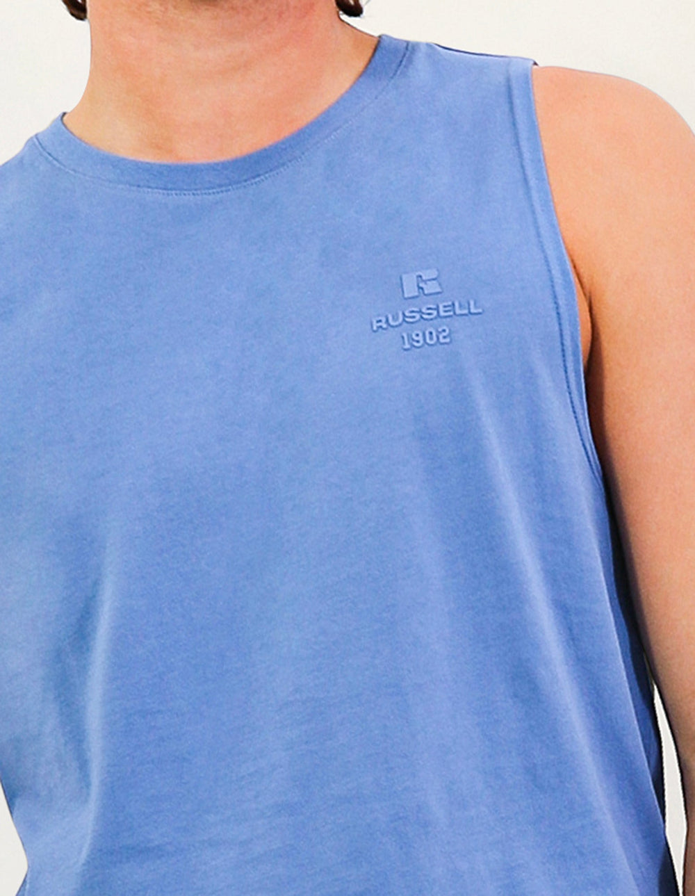 R Tech Leisure Men's Tank Top - Blue Mirage