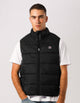 Unisex R Logo Lightweight Packable Puffer Vest - Black