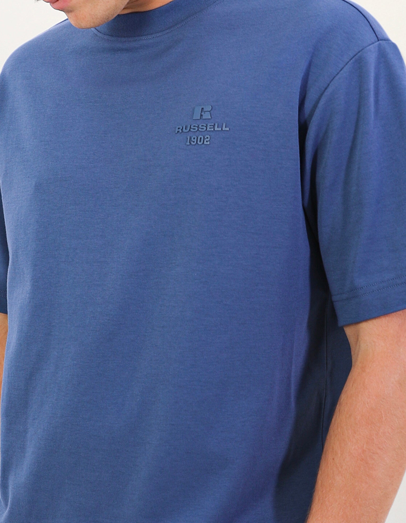 R Tech Leisure Mens Tee – Denim Blue