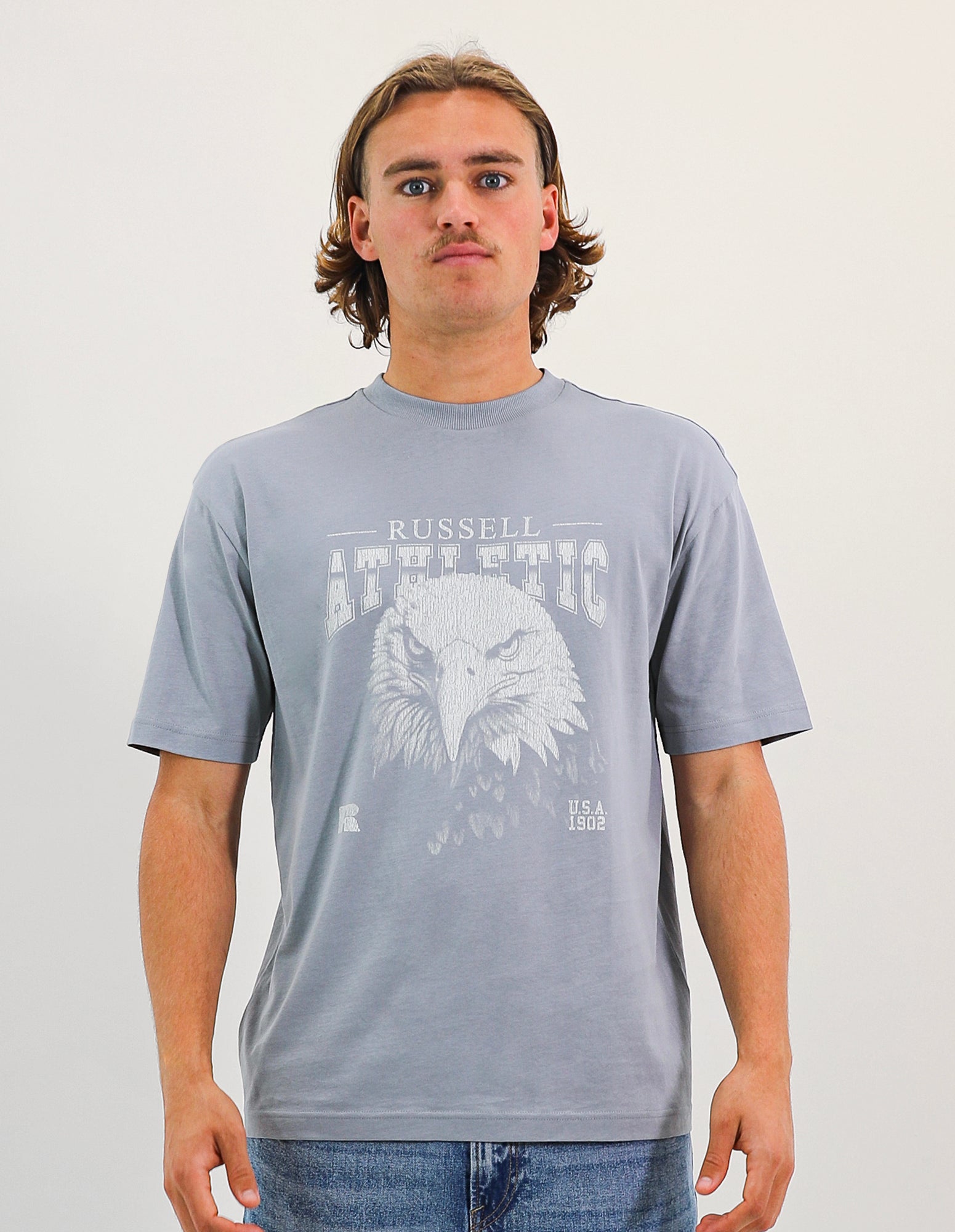 Men's Fierce Oversize Tee - Ash