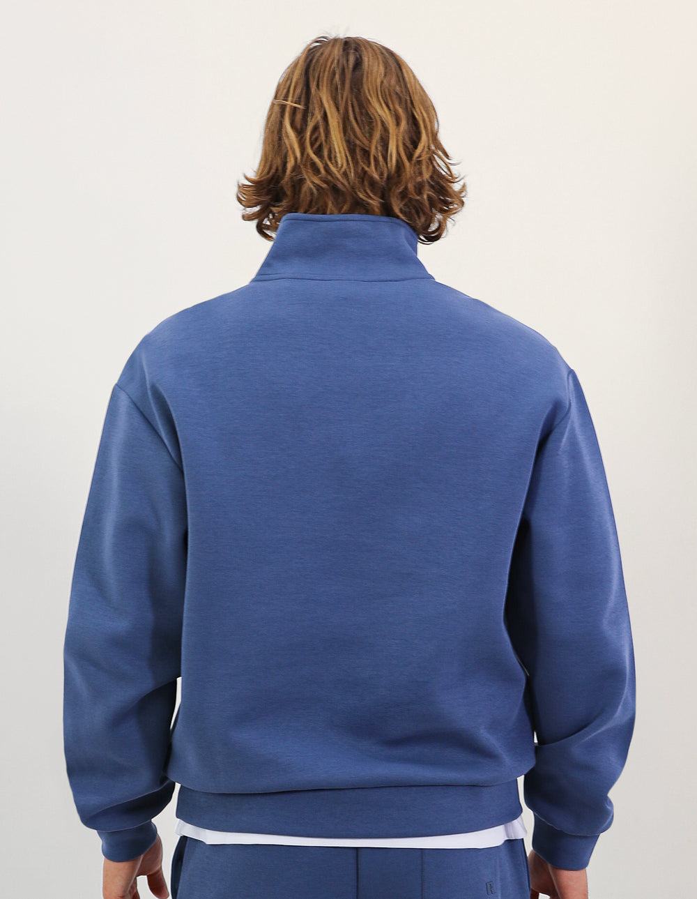Russell Athletic Australia R Tech Leisure Men's Quarter Zip - Denim Blue True Since 1902