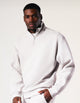 R Tech Leisure Men's Quarter Zip - Antarctica White