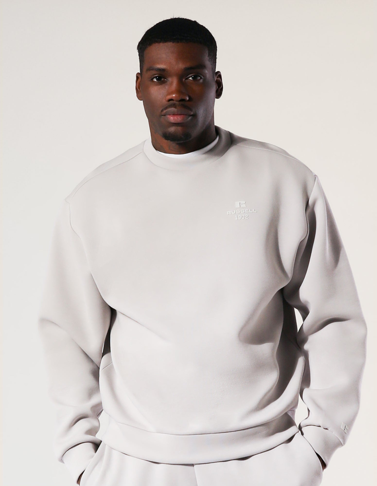 Men's R Tech Leisure 1902 Crew - Antarctica White