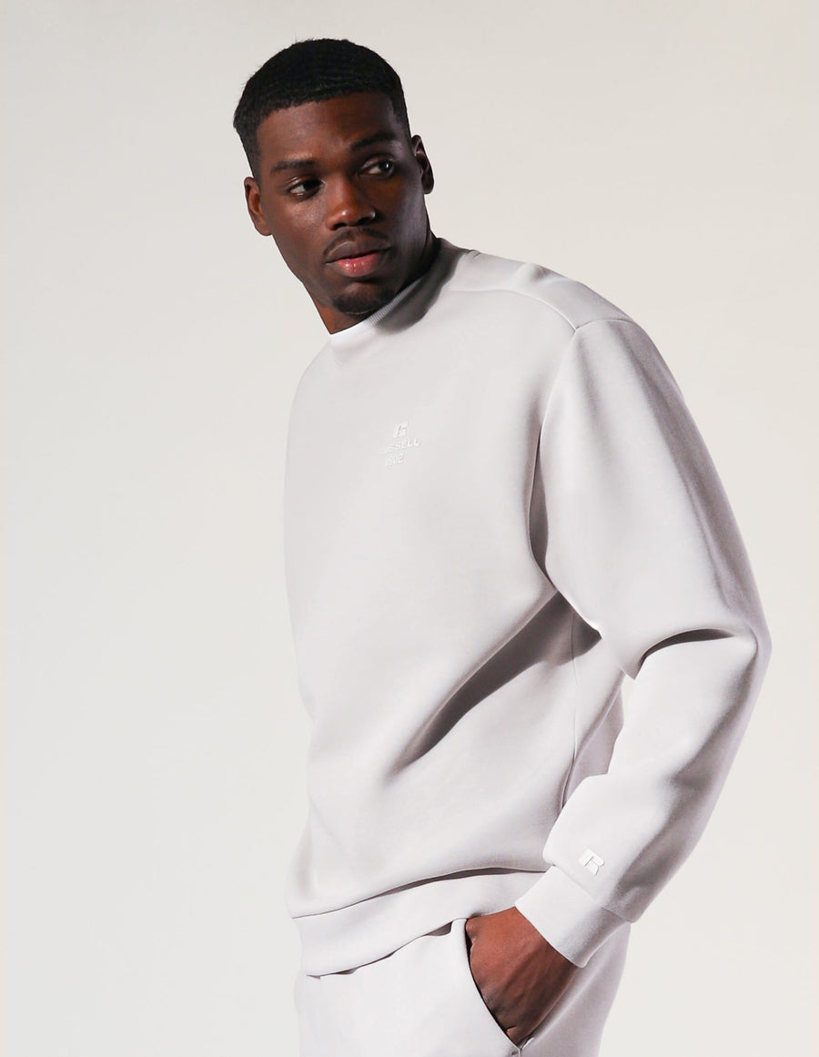 Men's R Tech Leisure 1902 Crew - Antartica White