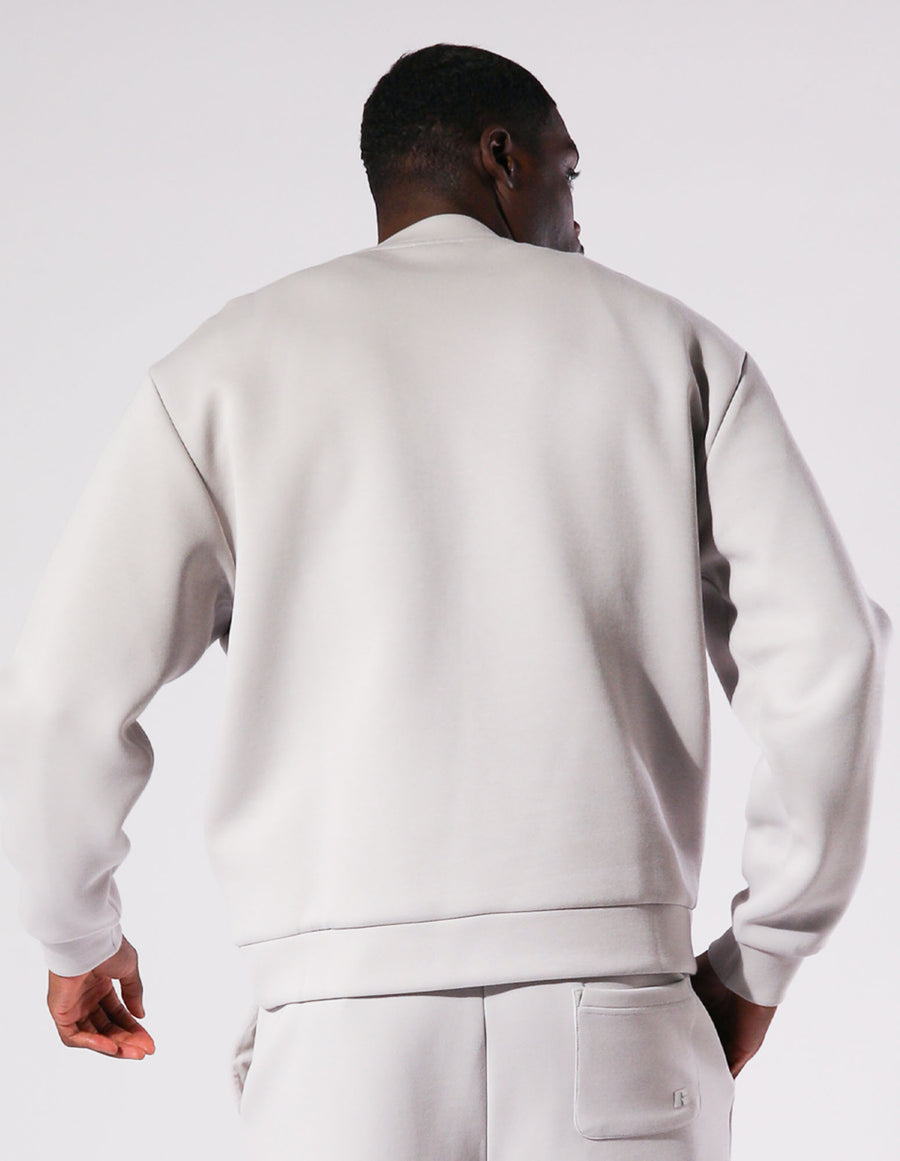 Russell Athletic Australia Men's R Tech Leisure 1902 Crew - Antartica White True Since 1902