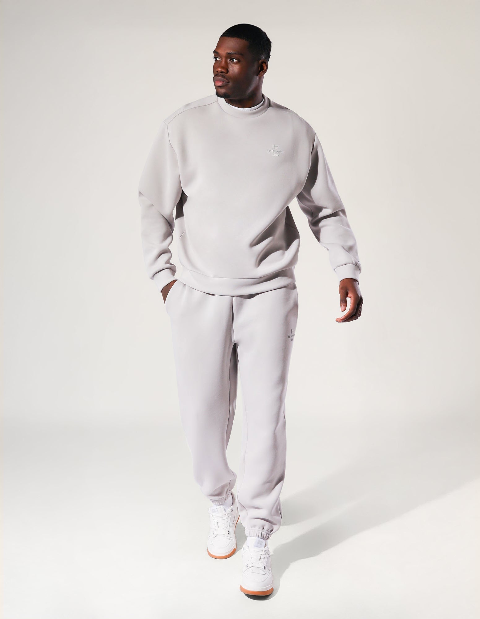 Men's R Tech Leisure 1902 Crew - Antarctica White