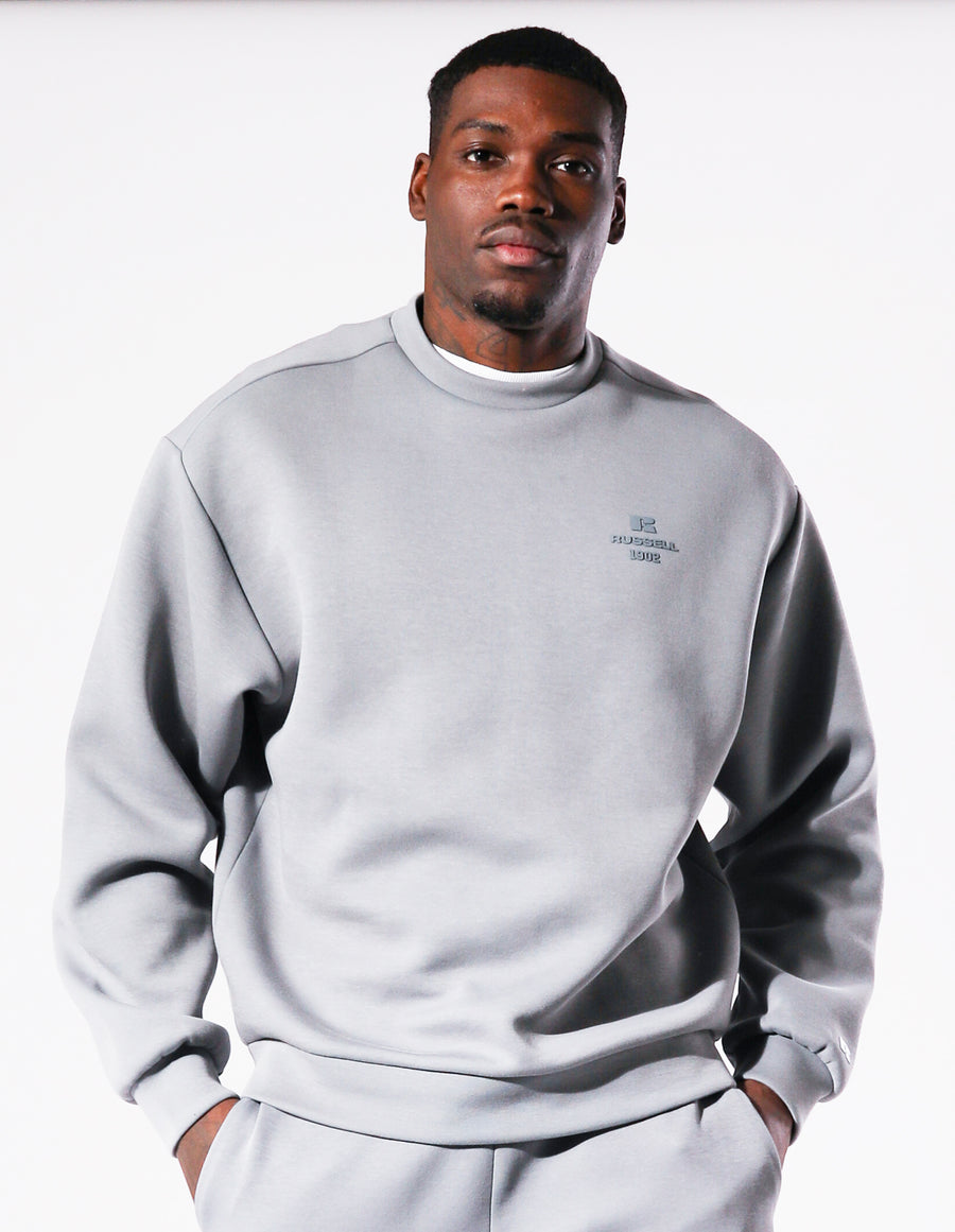 Men's R Tech Leisure Ash Grey Colour Crew
