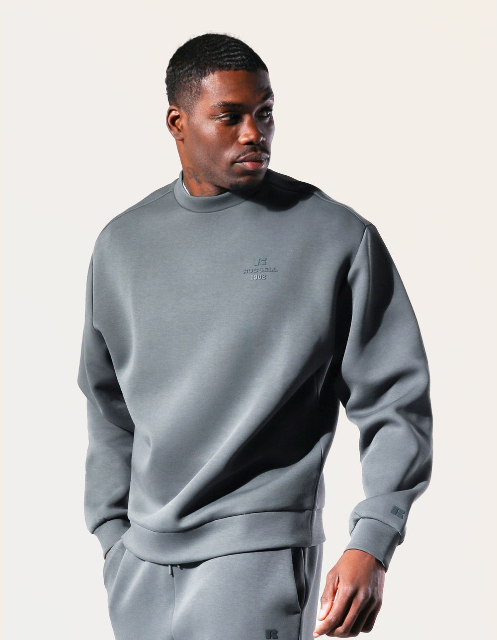 R Tech Leisure Men's Crew - Spruce
