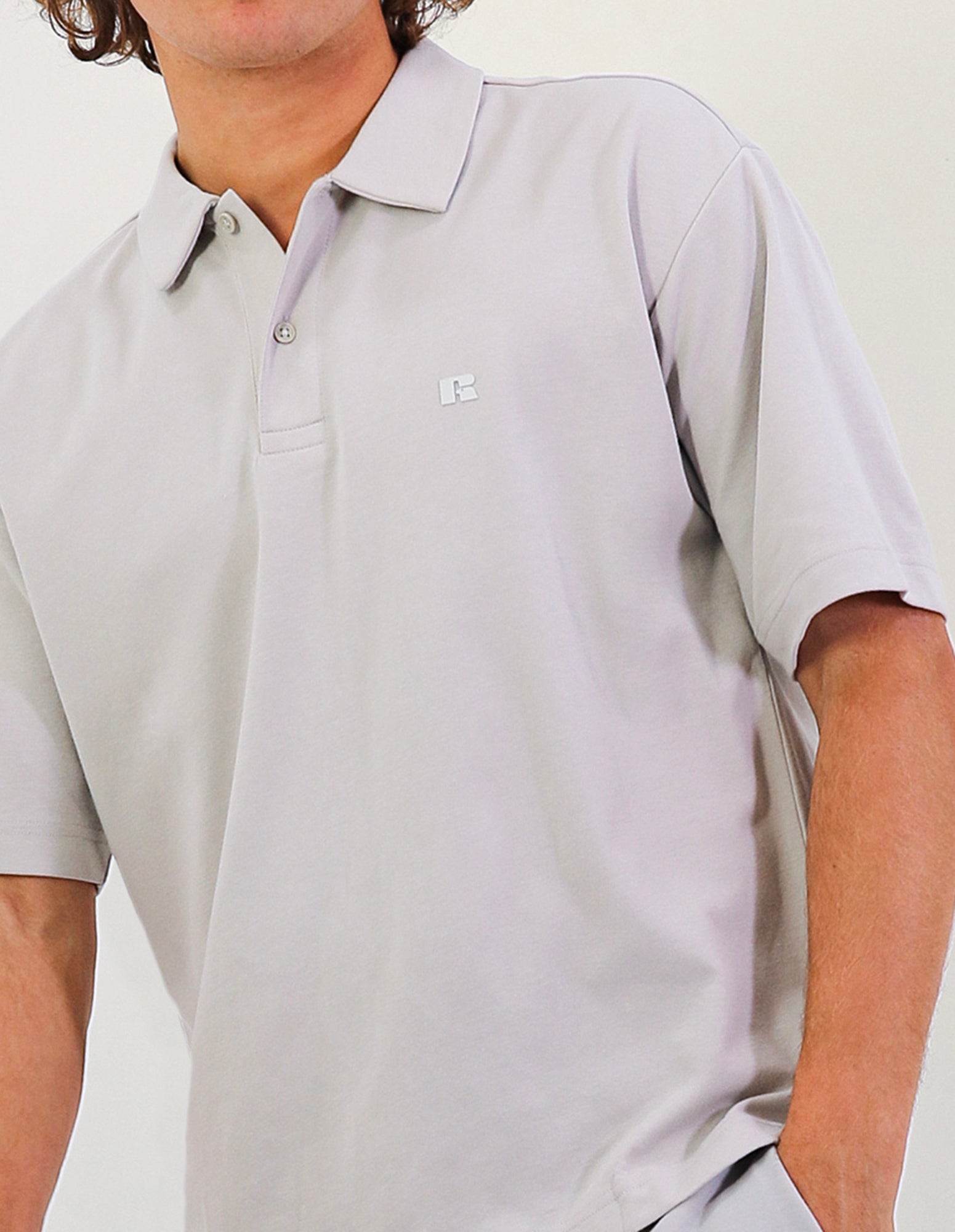 R Tech Leisure Men's Polo - Antarctica