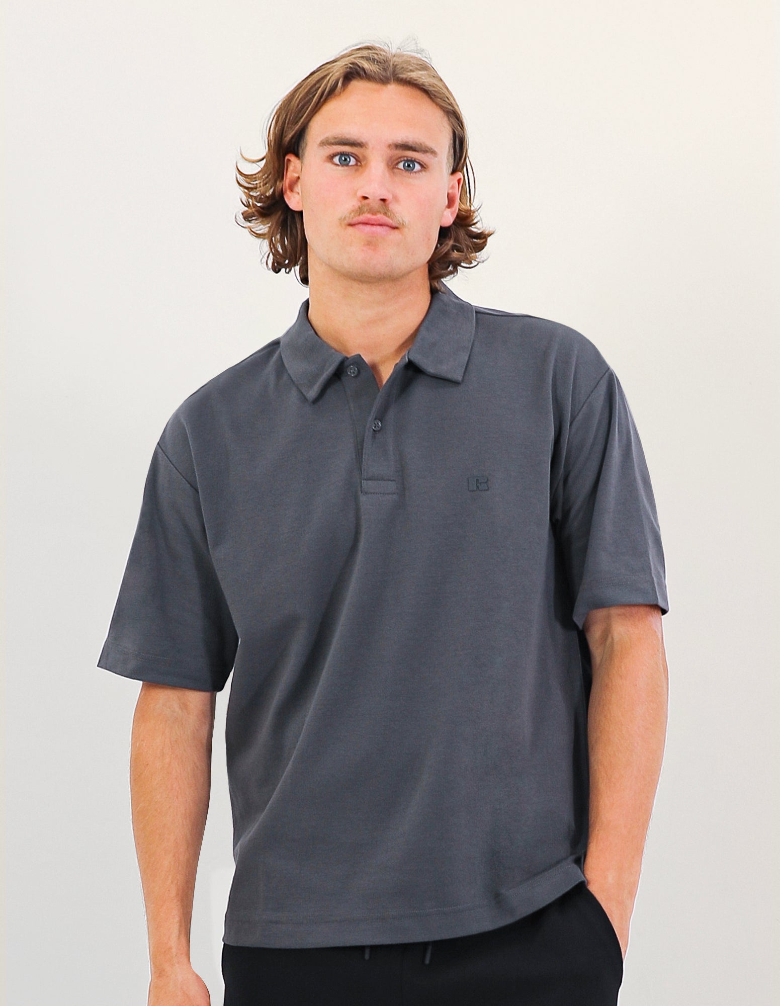 R Tech Leisure Men's Polo - Iron