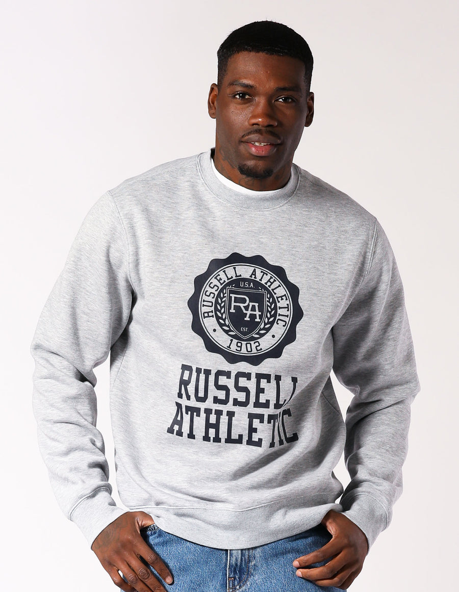Great Seal Men's Crew - Grey Marle