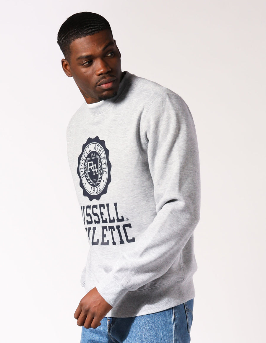 Great Seal Men's Crew - Grey Marle