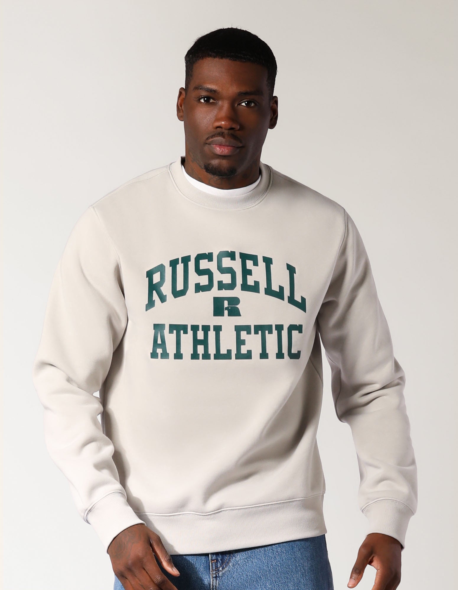 Men's Eagle Arch Crew - Antarctica White